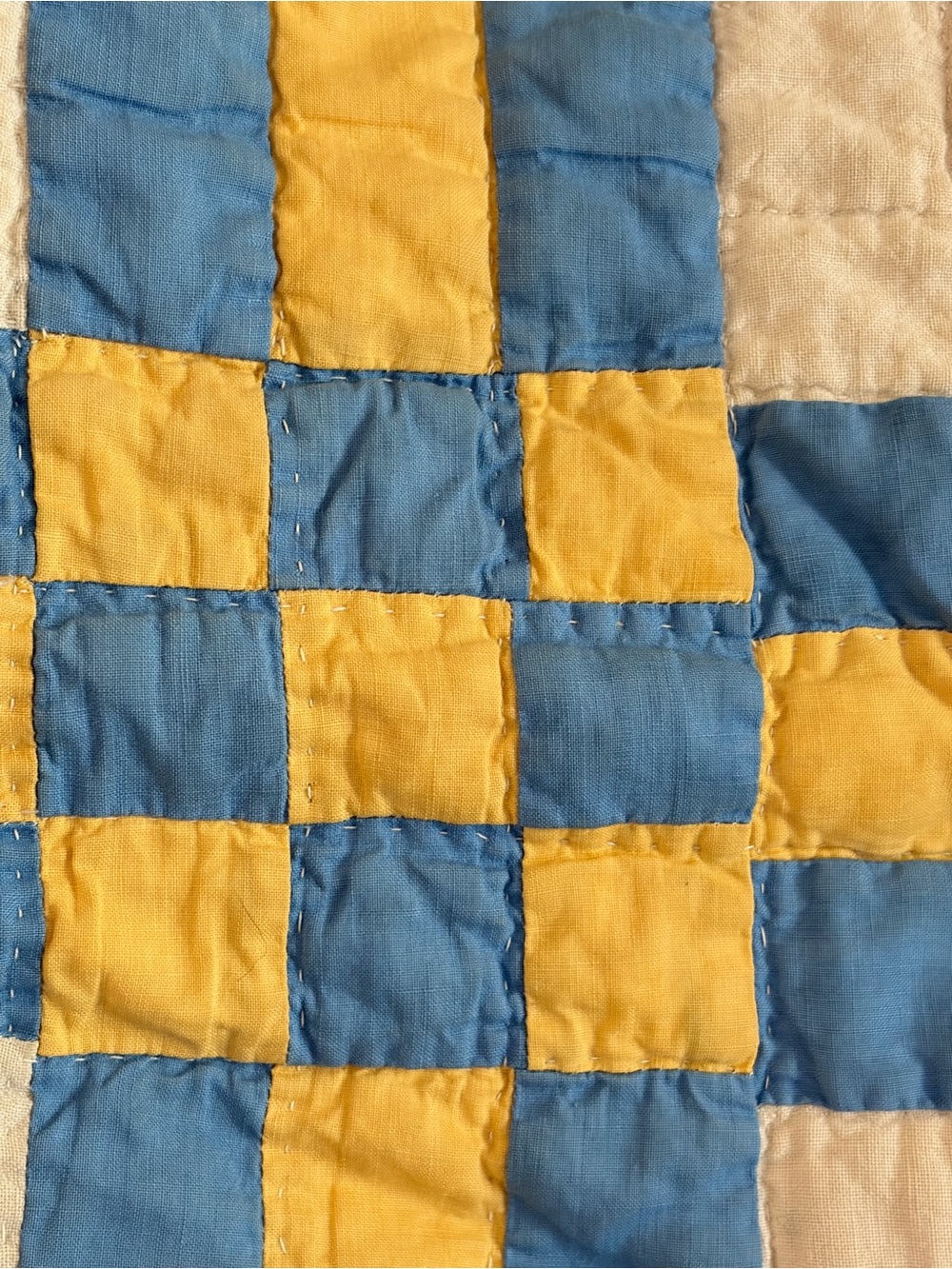 Antique Handmade Quilt- Charming “Dutch Girl” Pattern - Picture 3 of 12